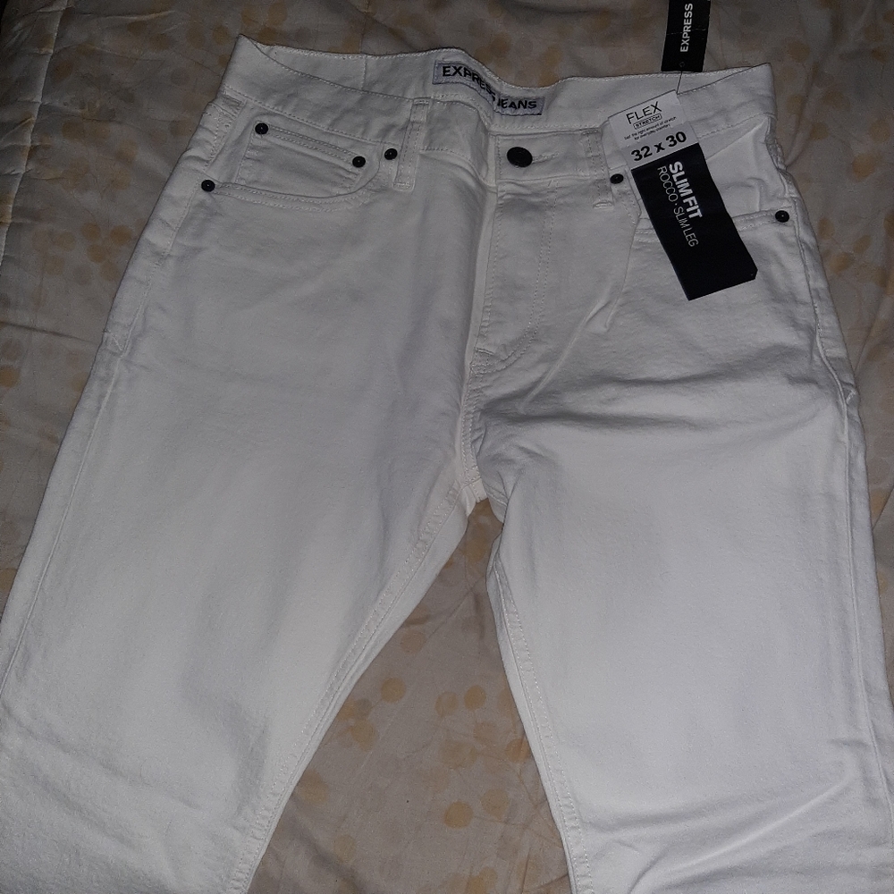 White jeans